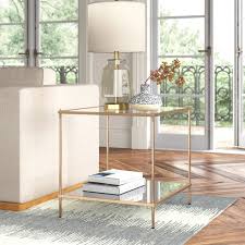 Peregrine End Table Glass Top End