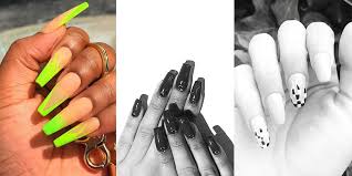 So if you want something that's out of the ordinary, you might want to try this nail design. 13 Coffin Nail Art Ideas To Copy Best Designs For Short Or Long Coffin Shaped Nails