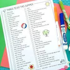 104 things to do during summer break