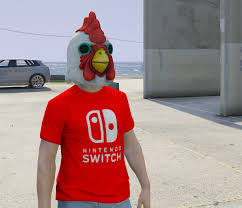 The parent company of grand theft auto v developer rockstar games has said it is excited about the nintendo switch. Nintendo Switch Shirt Freemode Male Gta5 Mods Com