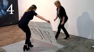 how to install a dance floor decal by