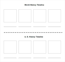 Blank Timeline Template For Students Outline Printable