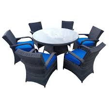 Tempered Glass Top Round Table
