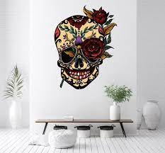 Buy Colorfull Mexican Skull Sticker