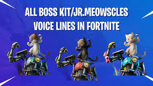 Morphvox voice changer software can be used in any game that takes a windows microphone. Boss Kit S Jr Meowscles S All Voice Lines In Fortnite Chapter 2 Season 3 Youtube