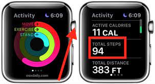 apple watch to count steps distance