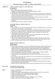 Medical Administrative Assistant Resume Samples In Writing