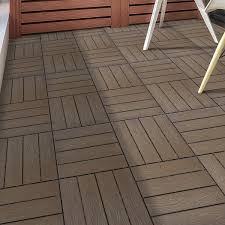 Deck Flooring Wood Plastic Tile