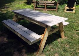 how to build a picnic table in just one