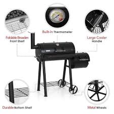 grill smoker combo charcoal wood offset
