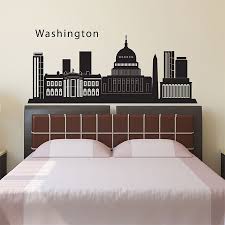 Washington Dc City Skyline Silhouette