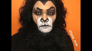 scar lion king makeup