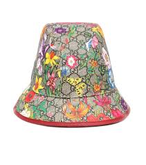Gg Flora Cotton Blend Bucket Hat
