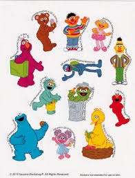 2019 Sesame Street Characters Sticker