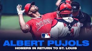 All the albert pujols news that's fit to twit. Albert Pujols Homers During Emotional St Louis Return Gets Standing Ovation From Cardinals Fans Youtube