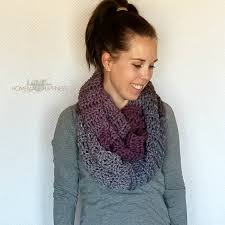 easy textured scarf hooked on