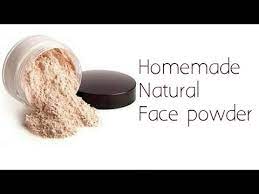 homemade natural face powder you