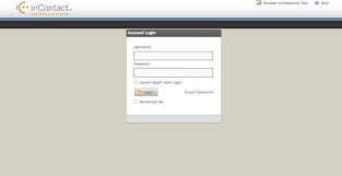 Incontact Login Login Page Accounting Desktop Screenshot