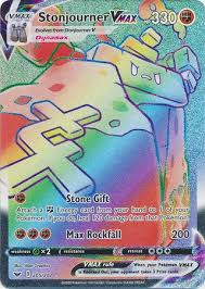 Blaziken rainbow secret rare vmax 200/198. Stonjourner Vmax Sword Shield Base Set Pokemon Trollandt