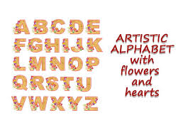 artistic alphabet letters scratch