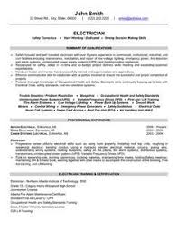 Apprentice Electrician Resume Luxury Electrician Resume Samples