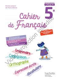 Calaméo - Cahier de Français 5e - 2017
