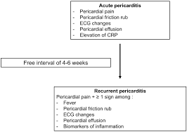 Pericarditis often causes sharp chest pain and sometimes other symptoms. Acute Recurrent Pericarditis From Pathophysiology Towards New Treatment Strategy Heart