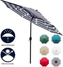 solar 24 led lighted umbrella with 8