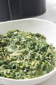 air fryer creamed spinach fork to spoon