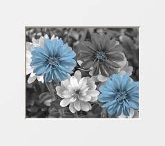 Blue Flowers Blue Fl Decor