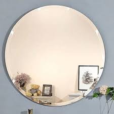 Clt Round Beveled Wall Glass Mirror
