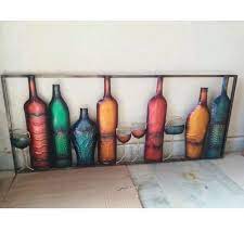Wine Bottle Box Wall Decor