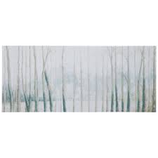 Hazy Birch Trees Canvas Wall Decor