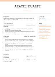 carpet cleaner resume exles and