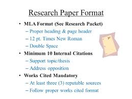 The Format of the MLA Research Paper   MLA Format MLAFormat org