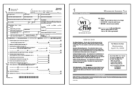 Wisconsin Tax Forms 2019 Printable State Wi Form 1 And Wi
