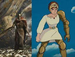 So I watched Nausicaa for the first time last night, and I completely did  not expect the connection between Kushana and Malenia at all. : r/Eldenring