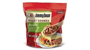 Basically i just lightly sauteed the turkey sausage after cutting into slices, removed from pot and added all of the other ingredients (not shrimp) and brought to a low boil. Turkey Sausage Crumbles Fully Cooked Jimmy Dean Brand