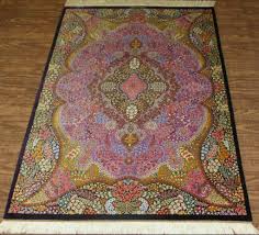silk persian rug 6038 hand knotted