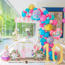 16th birthday party balloon decorations