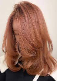 orange beige hair color