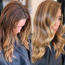 blonde with brown highlights formulas