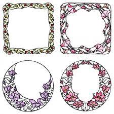 C1640 Stained Glass Borders Fun Set