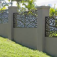Low Perforated Metal Fence Facade