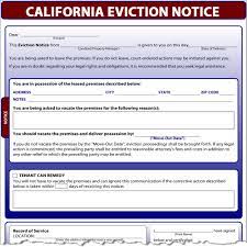california eviction notice simplifyem com
