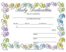 Baby Child Dedication Certificate Samples Fresh Template Baby