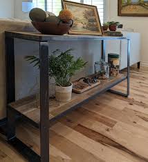 Entryway Reclaimed Wood Console Table W
