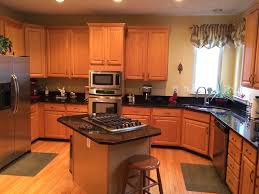 honey oak cabinets