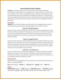 6 Personal Statement Letter Example Tripevent Co