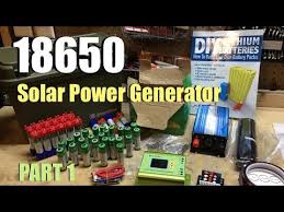 diy 18650 lithium solar power generator